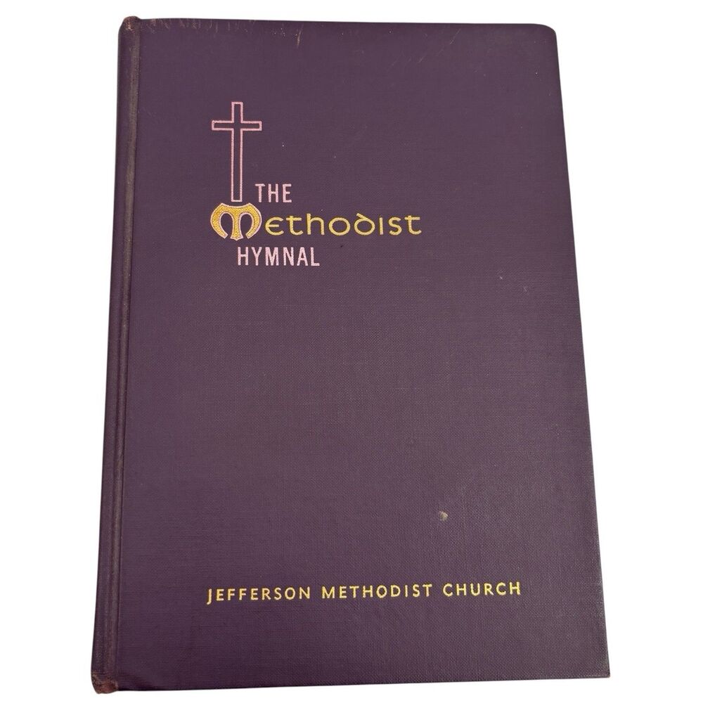 Vintage 1966 Methodist Hymnal Gospel Songs Purple Hardcover Songbook
